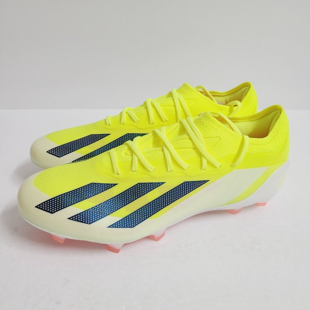 NEW Adidas X Crazyfast Elite FG Soccer Cleats IE2376 Size 7.5 Solar Yellow